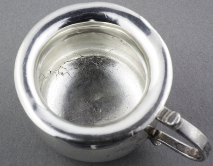 Copy of 18th Century Dutch Silver Miniature Chamber Pot - Van Geffen